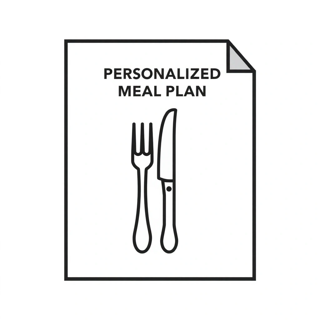 Icon für persönliche Ernährungspläne